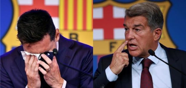 لابورتا: يجب أن أجد طريقة لتحسين علاقة ميسي مع برشلونة والباب مفتوح لعودته